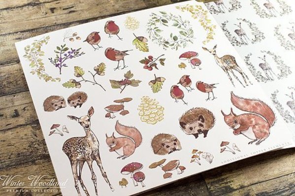 Craft Consortium Winter Woodland 12x12 Inch Paper Pad (CCPPAD006) Craft Consortium Winter Woodland 12x12 Inch Paper Pad (CCPPAD006)