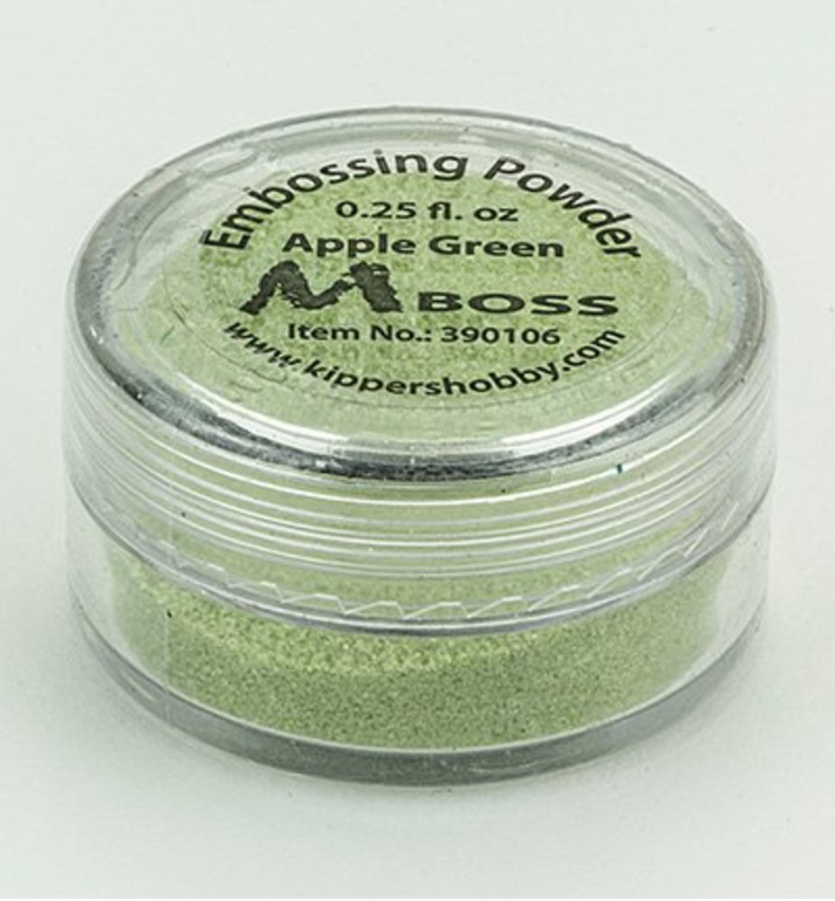 Mboss Embossing Powder Apple Green (390106) Paperpads.nl
