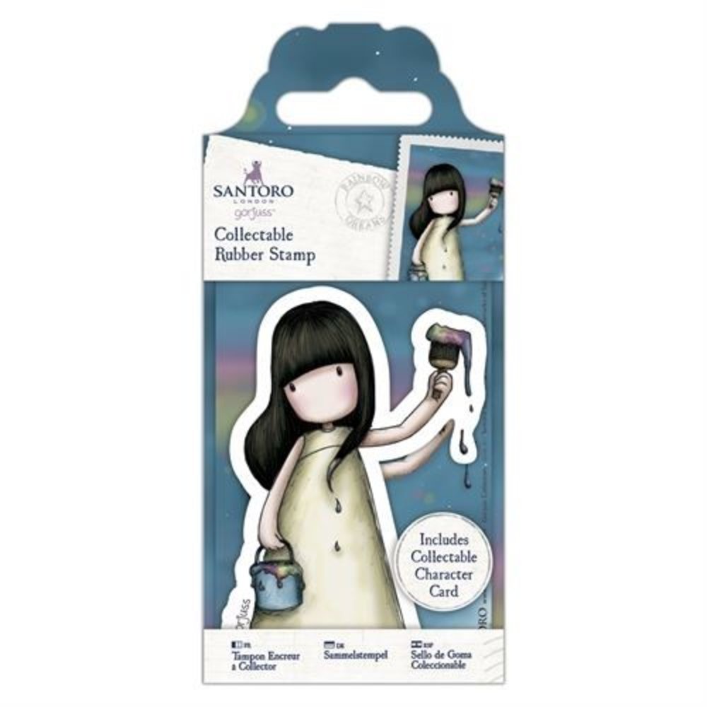 Gorjuss Rainbow Dreams Rubber Stamp (GOR 907145) Gorjuss Rainbow Dreams Rubber Stamp (GOR 907145)