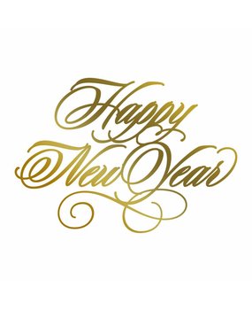 Couture Creations Anna Griffin Hot Foil Stamp Happy New Year (CO725569)