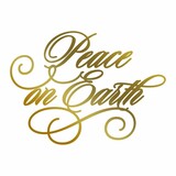 Couture Creations Anna Griffin Hot Foil Stamp Peace On Earth (CO725572)