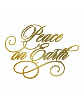 Couture Creations Anna Griffin Hot Foil Stamp Peace On Earth (CO725572) Couture Creations Anna Griffin Hot Foil Stamp Peace On Earth (CO725572)