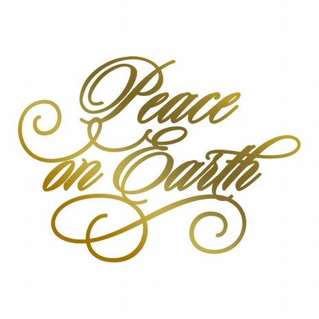 Couture Creations Anna Griffin Hot Foil Stamp Peace On Earth (CO725572) Couture Creations Anna Griffin Hot Foil Stamp Peace On Earth (CO725572)