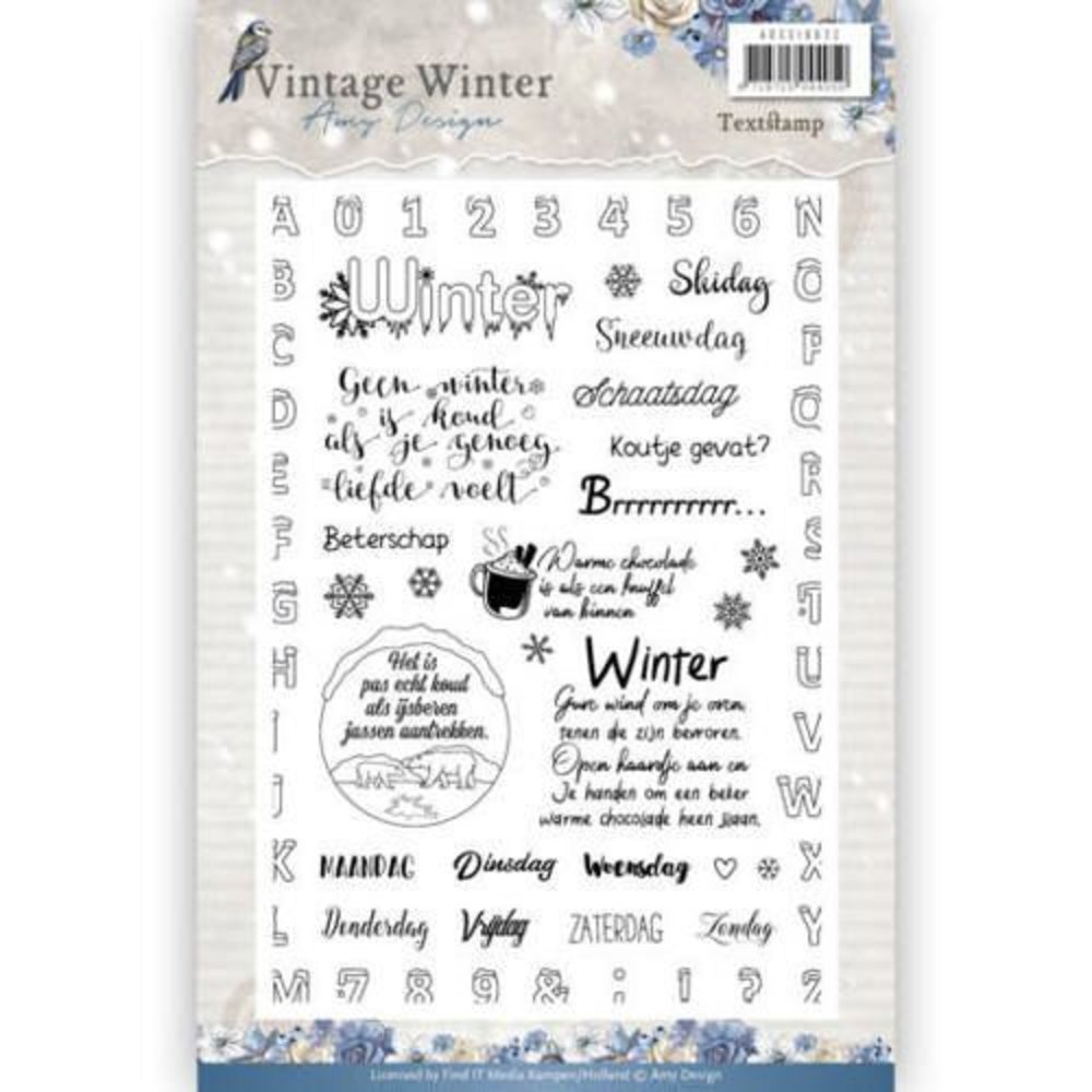 Amy Design Vintage Winter Clear Stamp Set (ADCS10022)