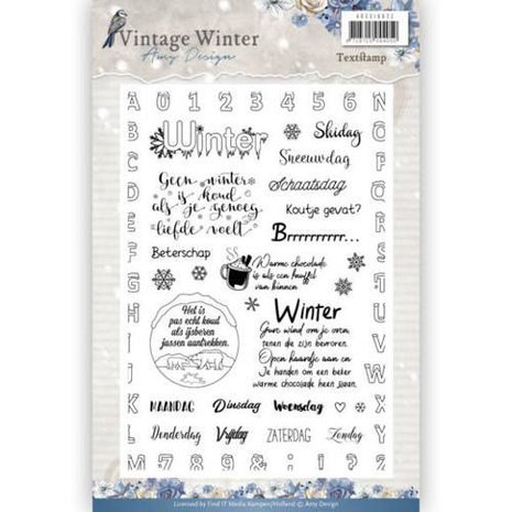 Amy Design Vintage Winter Clear Stamp Set (ADCS10022)