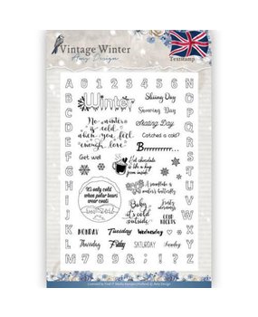 Amy Design Vintage Winter Clear Stamp Set (ADCS10023)