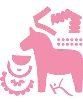 Marianne Design Collectable Eline's Dala Horse (COL1371) Marianne Design Collectable Eline's Dala Horse (COL1371)