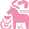 Marianne Design Collectable Eline's Dala Horse (COL1371) Marianne Design Collectable Eline's Dala Horse (COL1371)