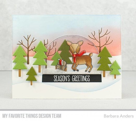 My Favorite Things Drifts & Hills Stencil (ST-101)