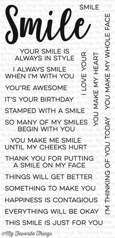 My Favorite Things All Smiles Clear Stamps (CS-219) My Favorite Things All Smiles Clear Stamps (CS-219)