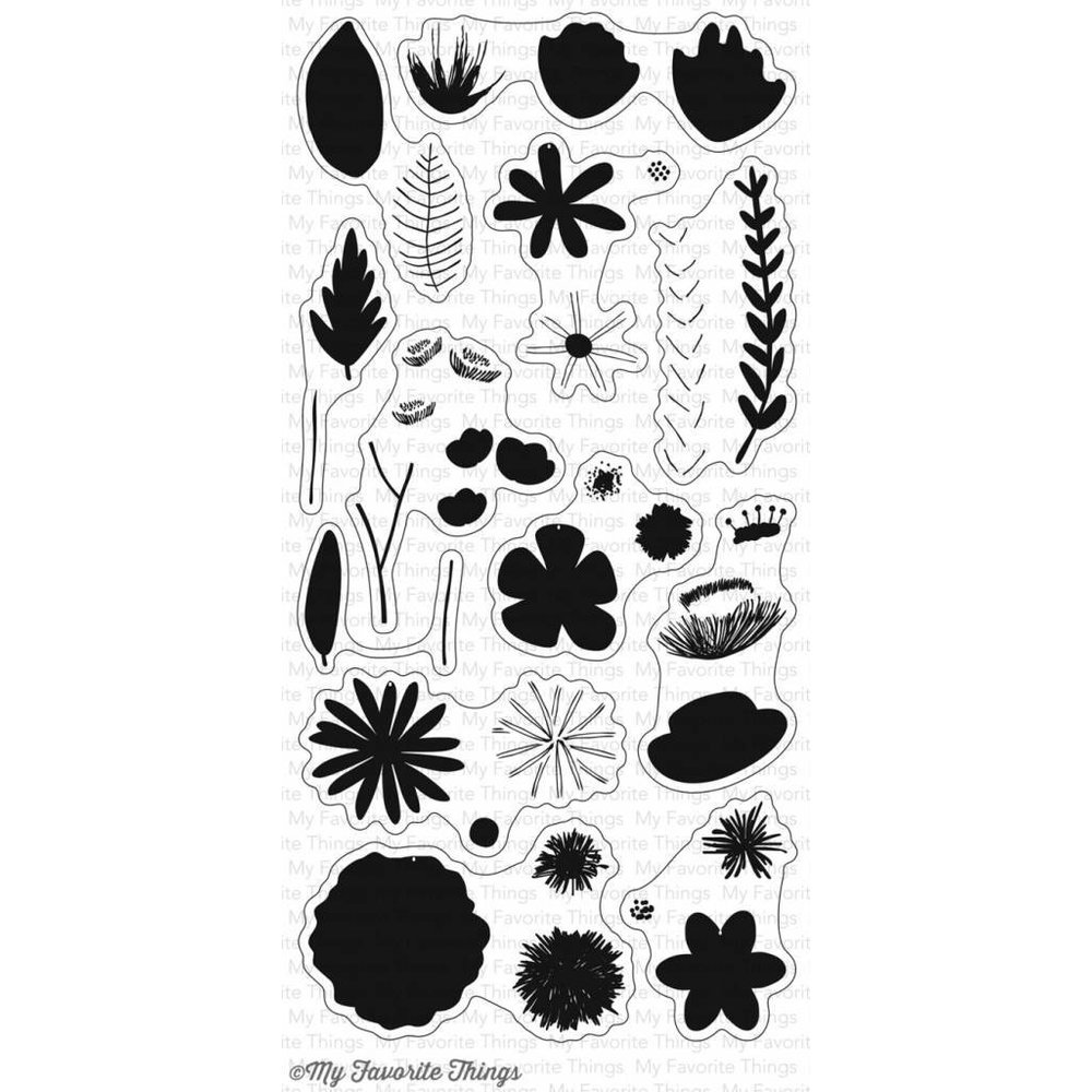 My Favorite Things Rustic Wildflowers Clear Stamps (CS-229) - Paperpads.nl