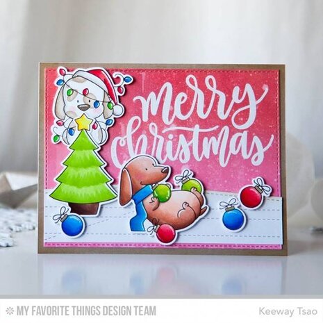 My Favorite Things Merry Christmas Greeting Clear Stamps (CS-241) My Favorite Things Merry Christmas Greeting Clear Stamps (CS-241)