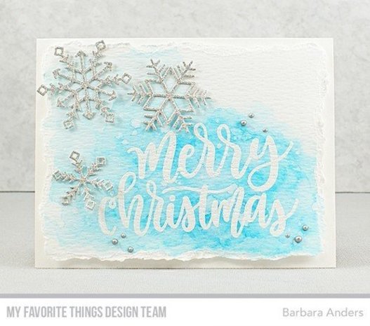 My Favorite Things Merry Christmas Greeting Clear Stamps (CS-241) My Favorite Things Merry Christmas Greeting Clear Stamps (CS-241)