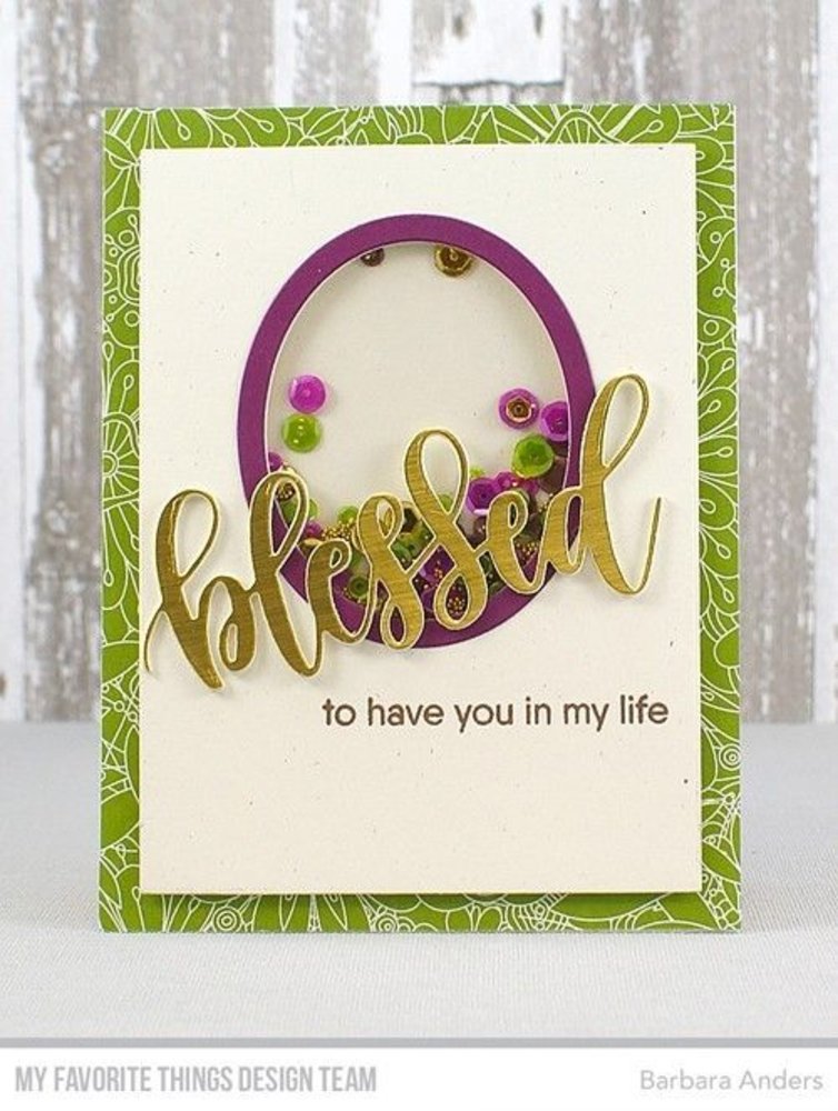 My Favorite Things Die-Namics Oval Shaker Window & Frame (MFT-1132) My Favorite Things Die-Namics Oval Shaker Window & Frame (MFT-1132)