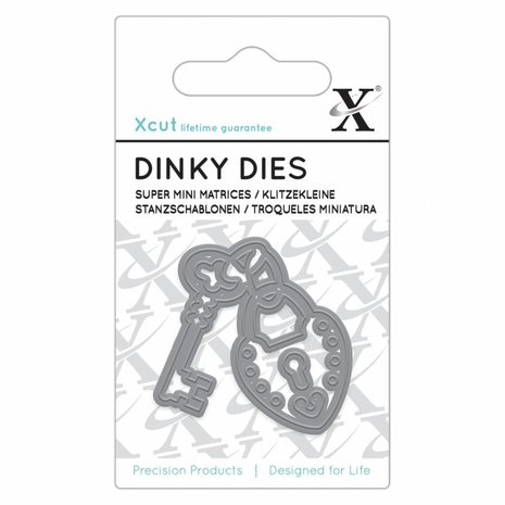 Xcut Dinky Die (1pc) - Heart Lock & Key (XCU 503379) Xcut Dinky Die (1pc) - Heart Lock & Key (XCU 503379)