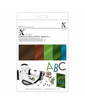 Xcut Xtra A5 Adhesive Metall Effect Sheets Naturals (20pcs) (XCU 174421) Xcut Xtra A5 Adhesive Metall Effect Sheets Naturals (20pcs) (XCU 174421)