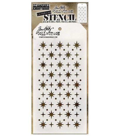 Stampers Anonymous Tim Holtz Starry Layering Stencil (THS093) Stampers Anonymous Tim Holtz Starry Layering Stencil (THS093)