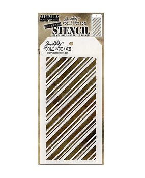 Stampers Anonymous Tim Holtz Peppermint Layering Stencil (THS095) Stampers Anonymous Tim Holtz Peppermint Layering Stencil (THS095)