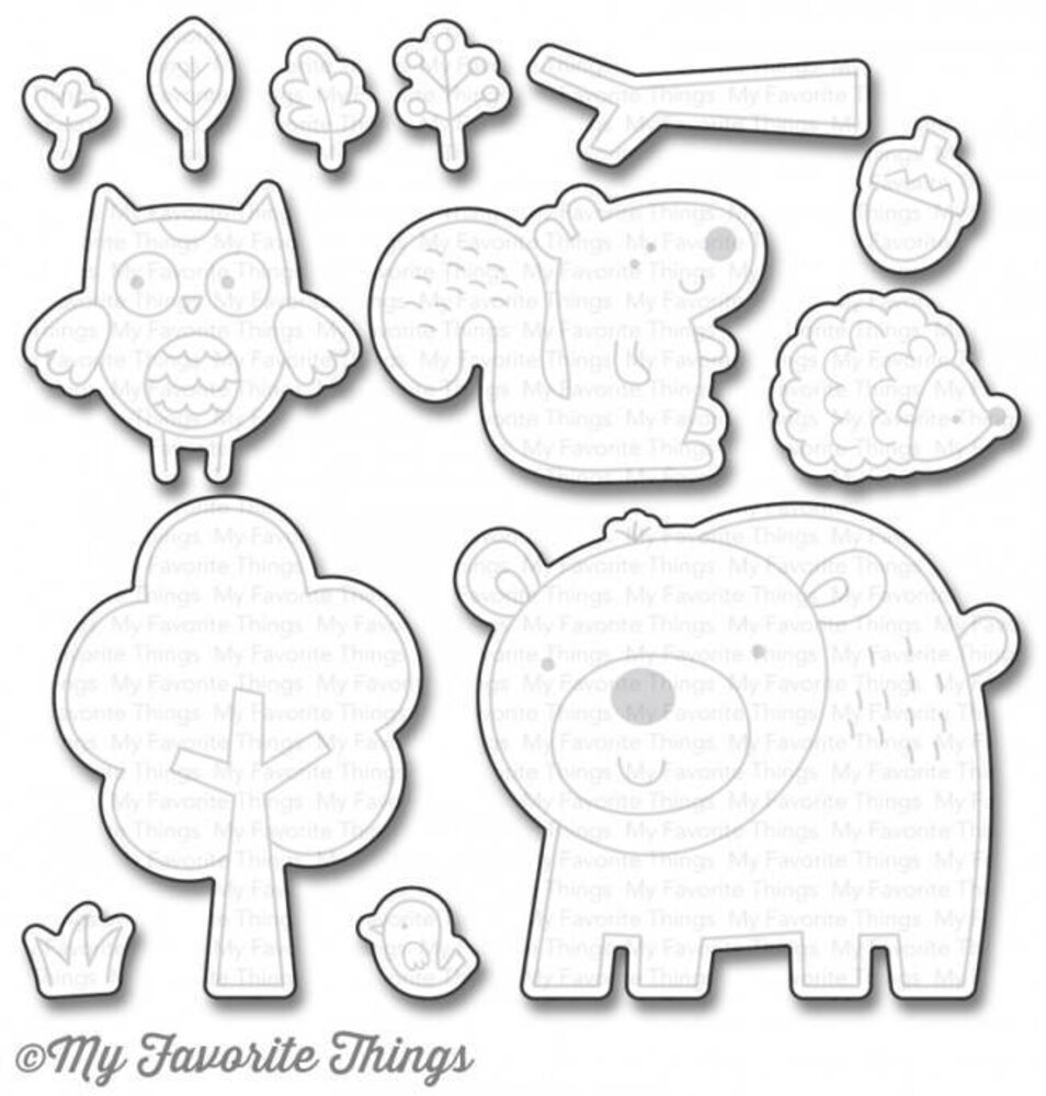 My Favorite Things Die-Namics Wild Woodland (MFT-1177) My Favorite Things Die-Namics Wild Woodland (MFT-1177)