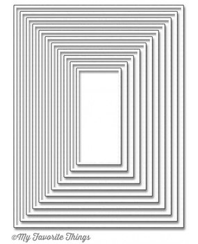 My Favorite Things Die-Namics A2 Rectangle STAX Set 1 (MFT-1179)