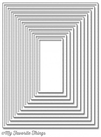My Favorite Things Die-Namics A2 Rectangle STAX Set 1 (MFT-1179)