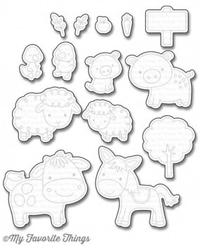 My Favorite Things Die-Namics Animal Farm (MFT-1183)