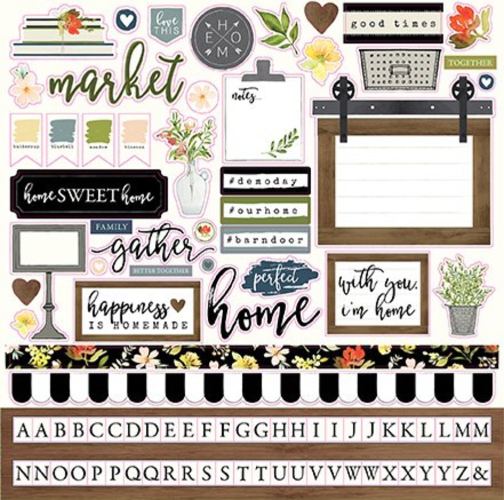 Carta Bella Welcome Home 12x2 Inch Collection Kit (CBWHO74016) Carta Bella Welcome Home 12x2 Inch Collection Kit (CBWHO74016)