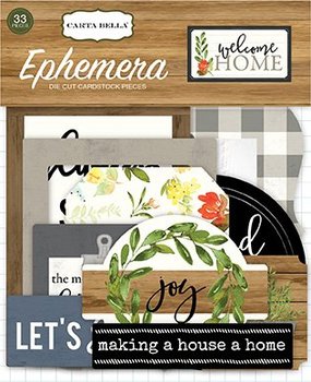 Carta Bella Welcome Home Ephemera (CBWHO74024) Carta Bella Welcome Home Ephemera (CBWHO74024)
