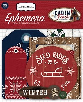 Carta Bella Cabin Fever Ephemera (CBCF73024) Carta Bella Cabin Fever Ephemera (CBCF73024)