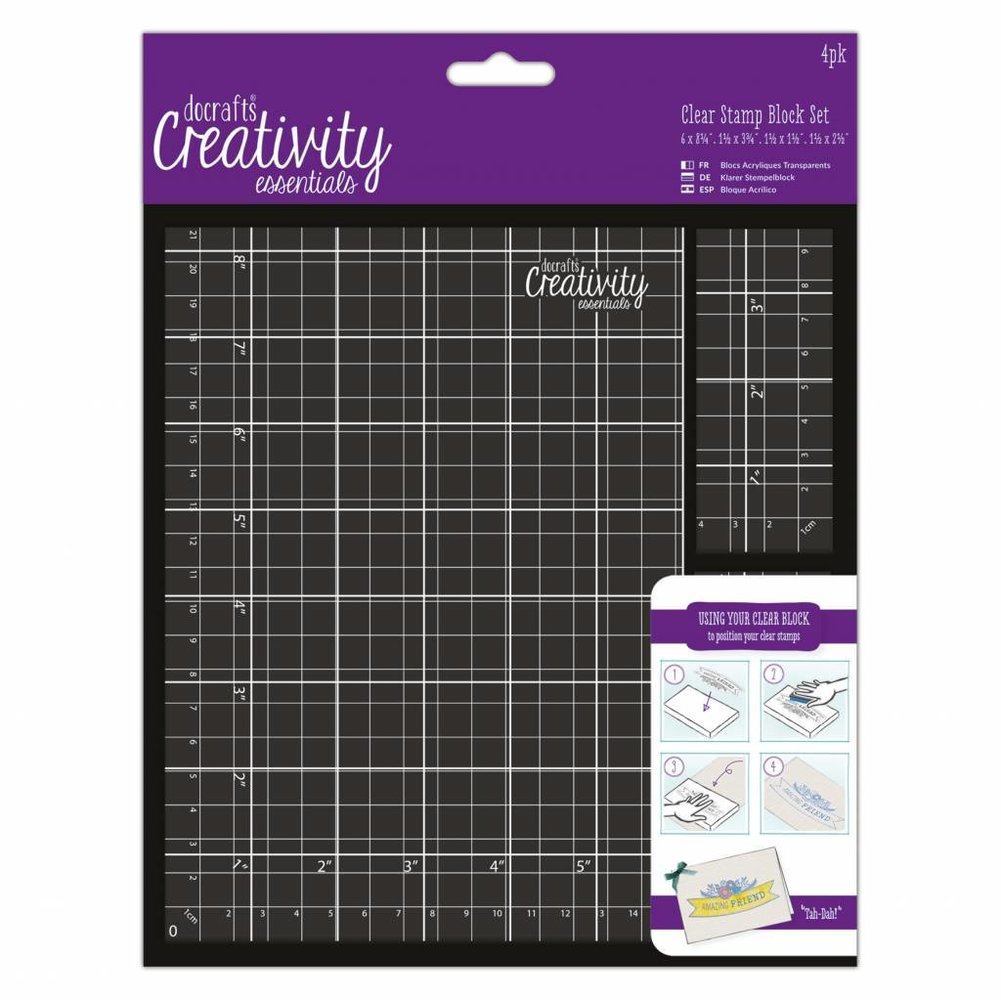 Docrafts Creativity Essentials Clear Stamp Block Set #2 (DCE 903103) Docrafts Creativity Essentials Clear Stamp Block Set #2 (DCE 903103)
