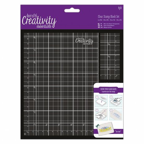Docrafts Creativity Essentials Clear Stamp Block Set #2 (DCE 903103) Docrafts Creativity Essentials Clear Stamp Block Set #2 (DCE 903103)