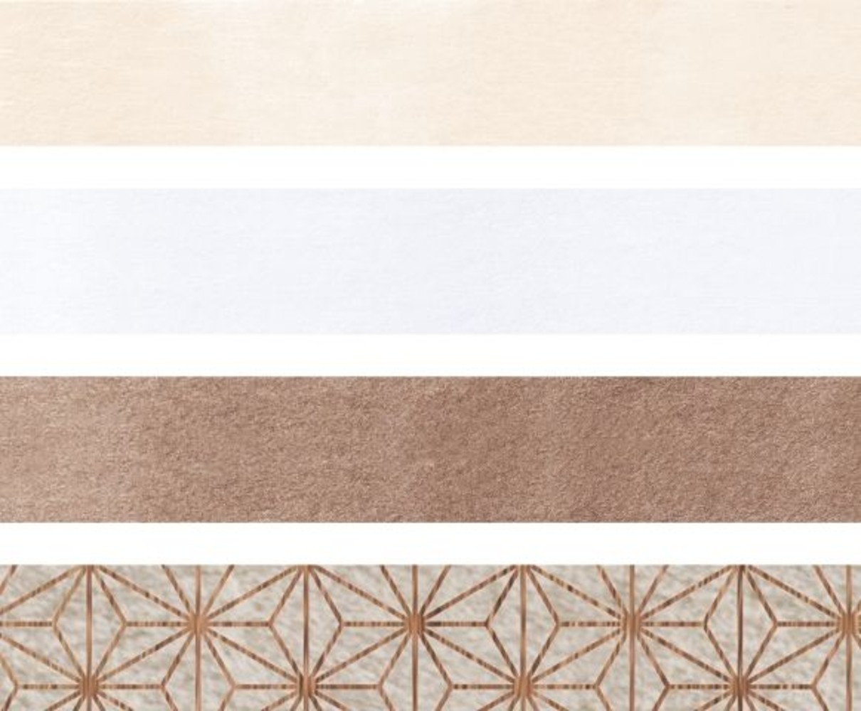 Heyda Vouwstroken Naturel Roze Goud (204875548)