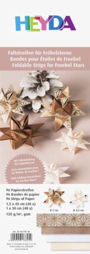 Heyda Vouwstroken Naturel Roze Goud (204875548)