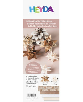 Heyda Vouwstroken Naturel Roze Goud (204875548)