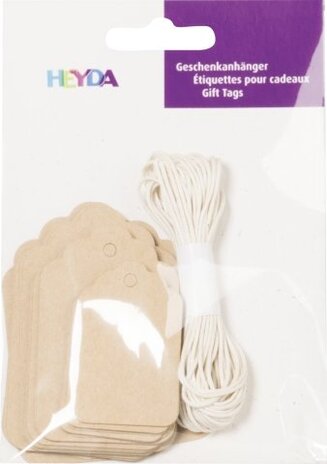 Heyda Gift Tags Langwerpig Naturel (204870735) Heyda Gift Tags Langwerpig Naturel (204870735)
