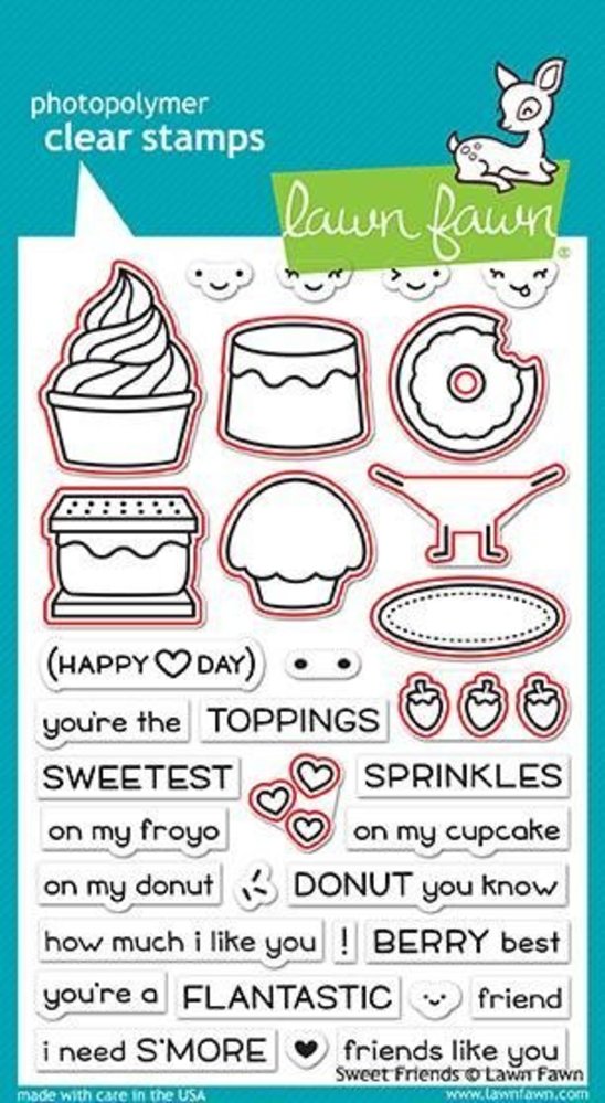 Lawn Fawn Sweet Friends Clear Stamps (LF1551) Lawn Fawn Sweet Friends Clear Stamps (LF1551)