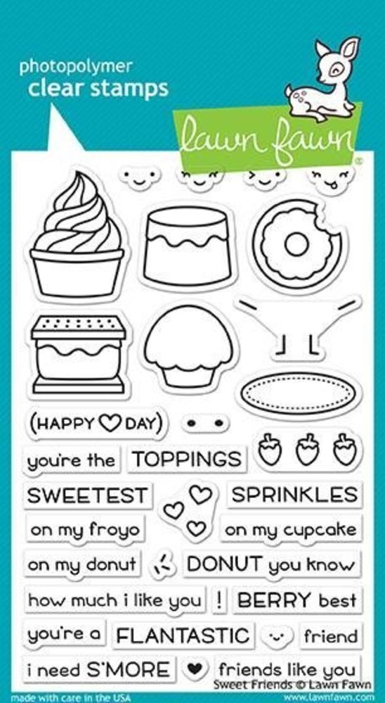 Lawn Fawn Sweet Friends Clear Stamps (LF1551) Lawn Fawn Sweet Friends Clear Stamps (LF1551)