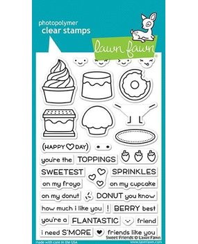 Lawn Fawn Sweet Friends Clear Stamps (LF1551) Lawn Fawn Sweet Friends Clear Stamps (LF1551)