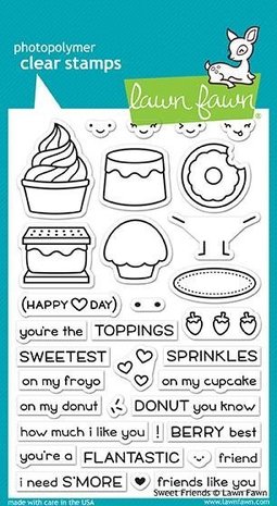 Lawn Fawn Sweet Friends Clear Stamps (LF1551) Lawn Fawn Sweet Friends Clear Stamps (LF1551)