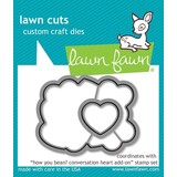 Lawn Fawn How You Bean? Conversation Heart Add-On Dies (LF1554)