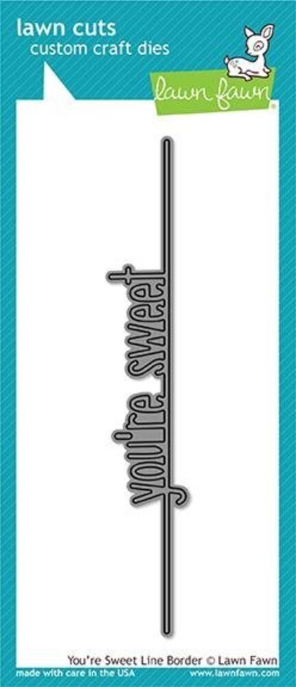 Lawn Fawn You're Sweet Line Border Die (LF1560) Lawn Fawn You're Sweet Line Border Die (LF1560)