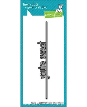 Lawn Fawn You're Sweet Line Border Die (LF1560) Lawn Fawn You're Sweet Line Border Die (LF1560)