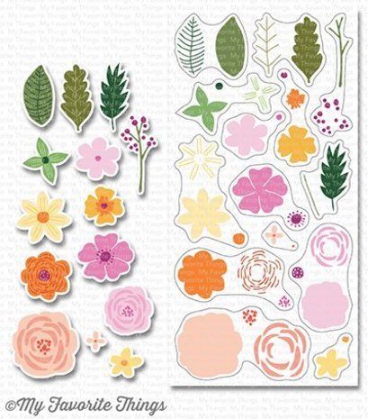My Favorite Things More Rustic Wildflowers Clear Stamps (CS-234)