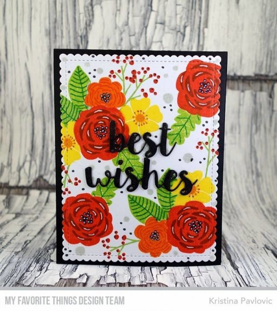 My Favorite Things More Rustic Wildflowers Clear Stamps (CS-234)