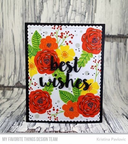 My Favorite Things More Rustic Wildflowers Clear Stamps (CS-234)