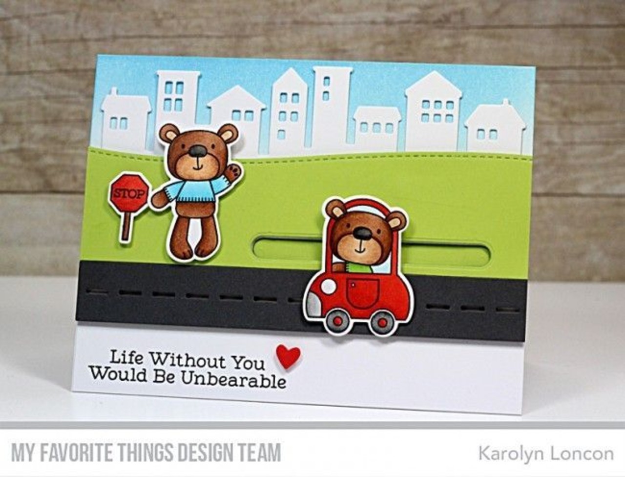 My Favorite Things Die-Namics Town Bear (MFT-1128) My Favorite Things Die-Namics Town Bear (MFT-1128)