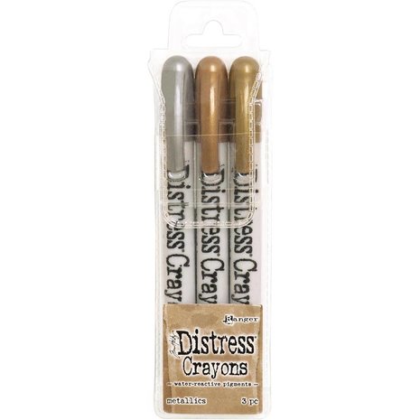 Ranger Tim Holtz Distress Crayon Metallics (TDBK58700) Ranger Tim Holtz Distress Crayon Metallics (TDBK58700)