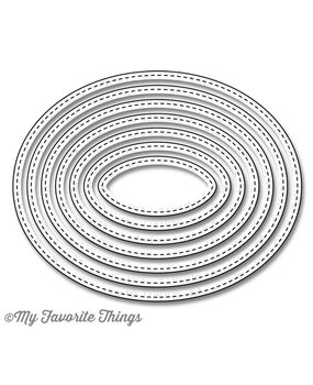 My Favorite Things Die-namics Stitched Oval STAX (MFT-521) My Favorite Things Die-namics Stitched Oval STAX (MFT-521)