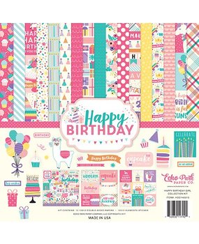 Echo Park Happy Birthday Girl 12x12 Inch Collection Kit (HBG140016) Echo Park Happy Birthday Girl 12x12 Inch Collection Kit (HBG140016)
