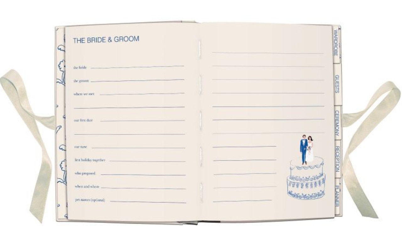 Roger La Borde Cake Topper Wedding Diary (A5W 029)